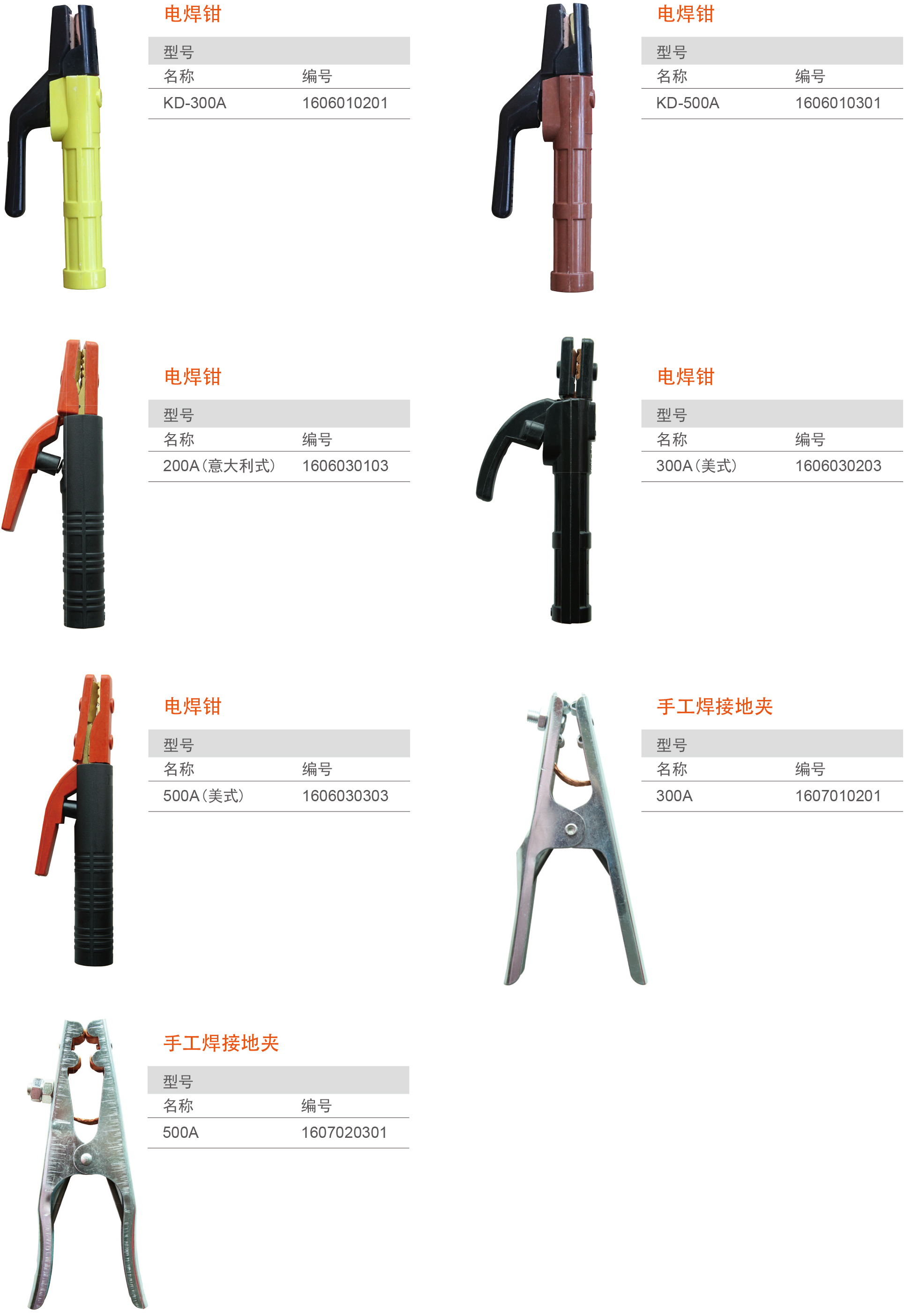 電焊鉗/手工焊接地夾